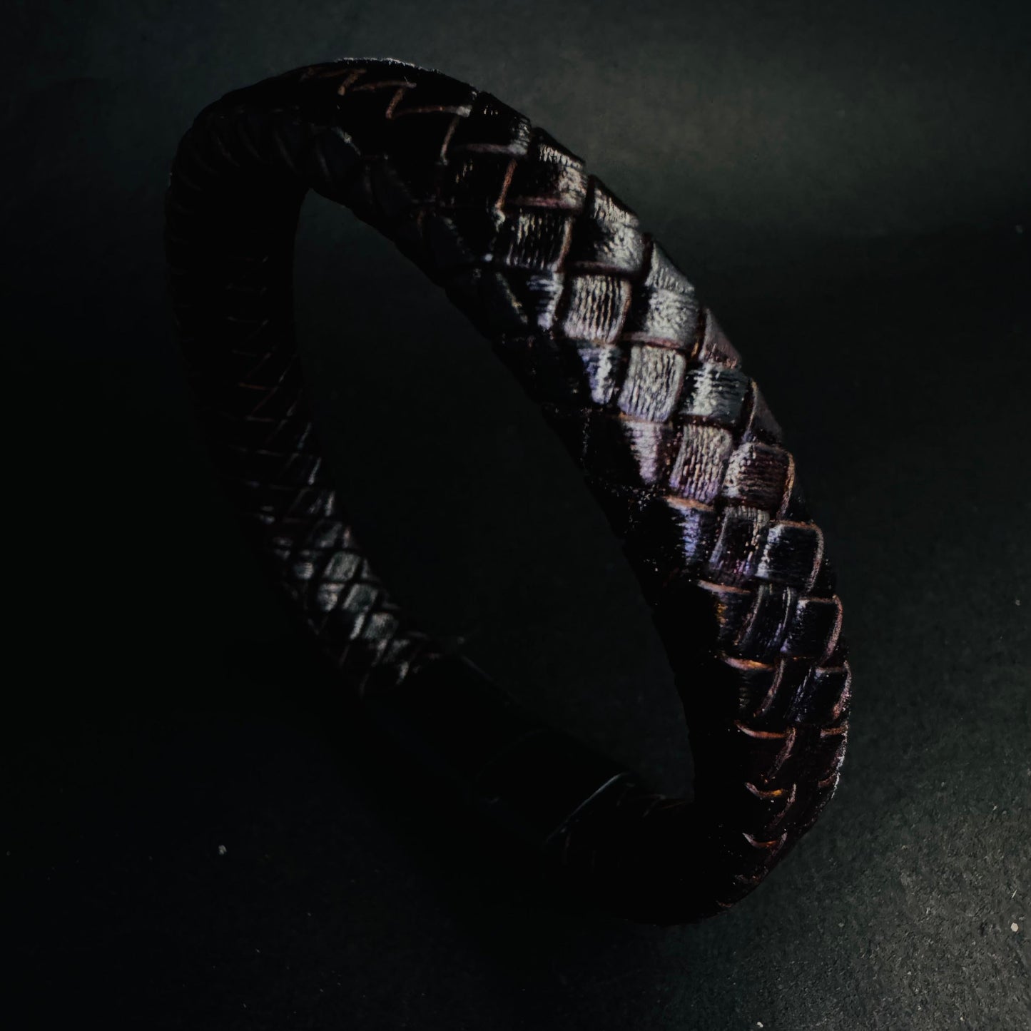 Luxmenz Genuine Leather Bracelet for Men – Black & Brown | Washable & Durable