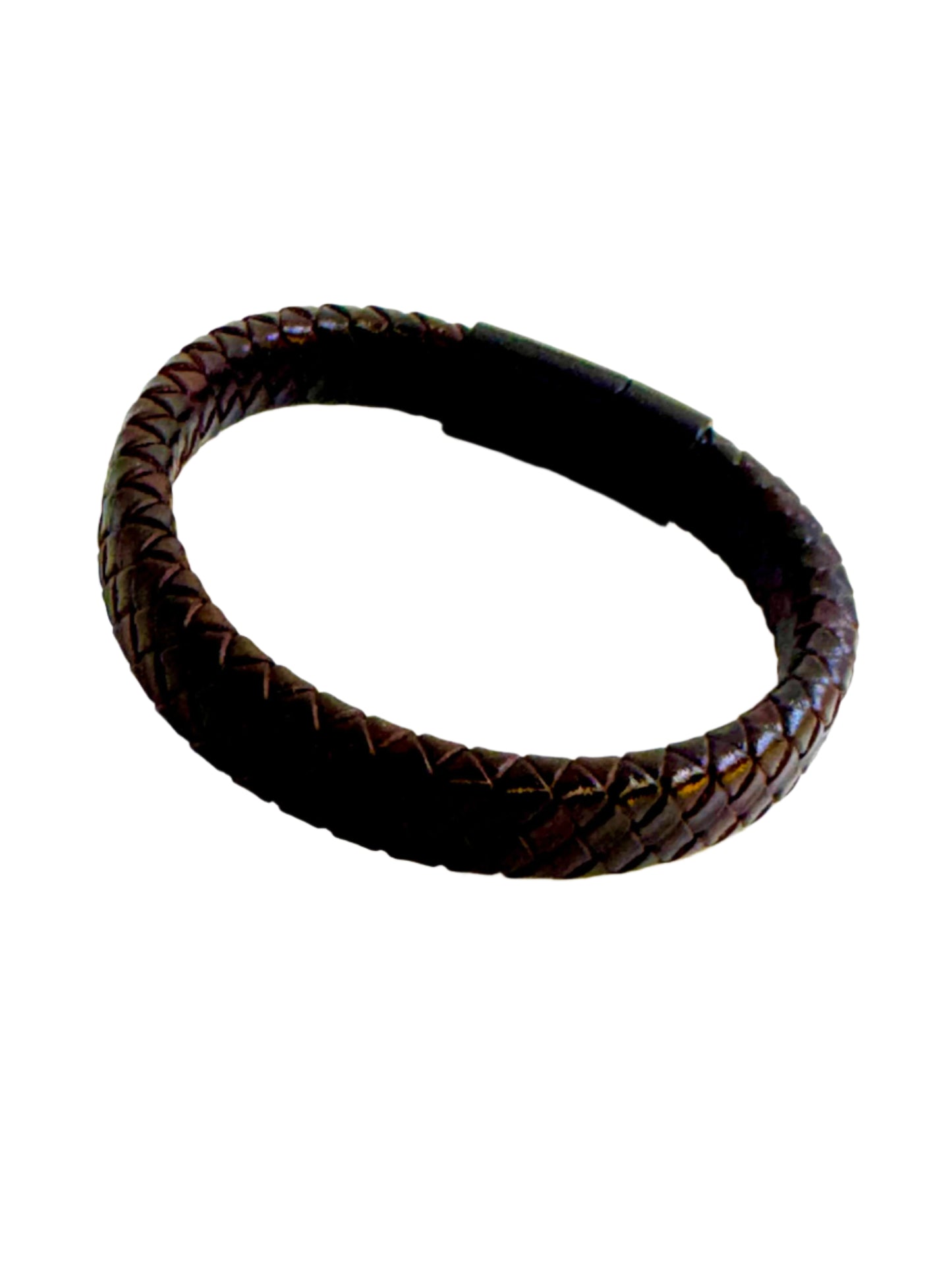 Luxmenz Genuine Leather Bracelet for Men – Black & Brown | Washable & Durable