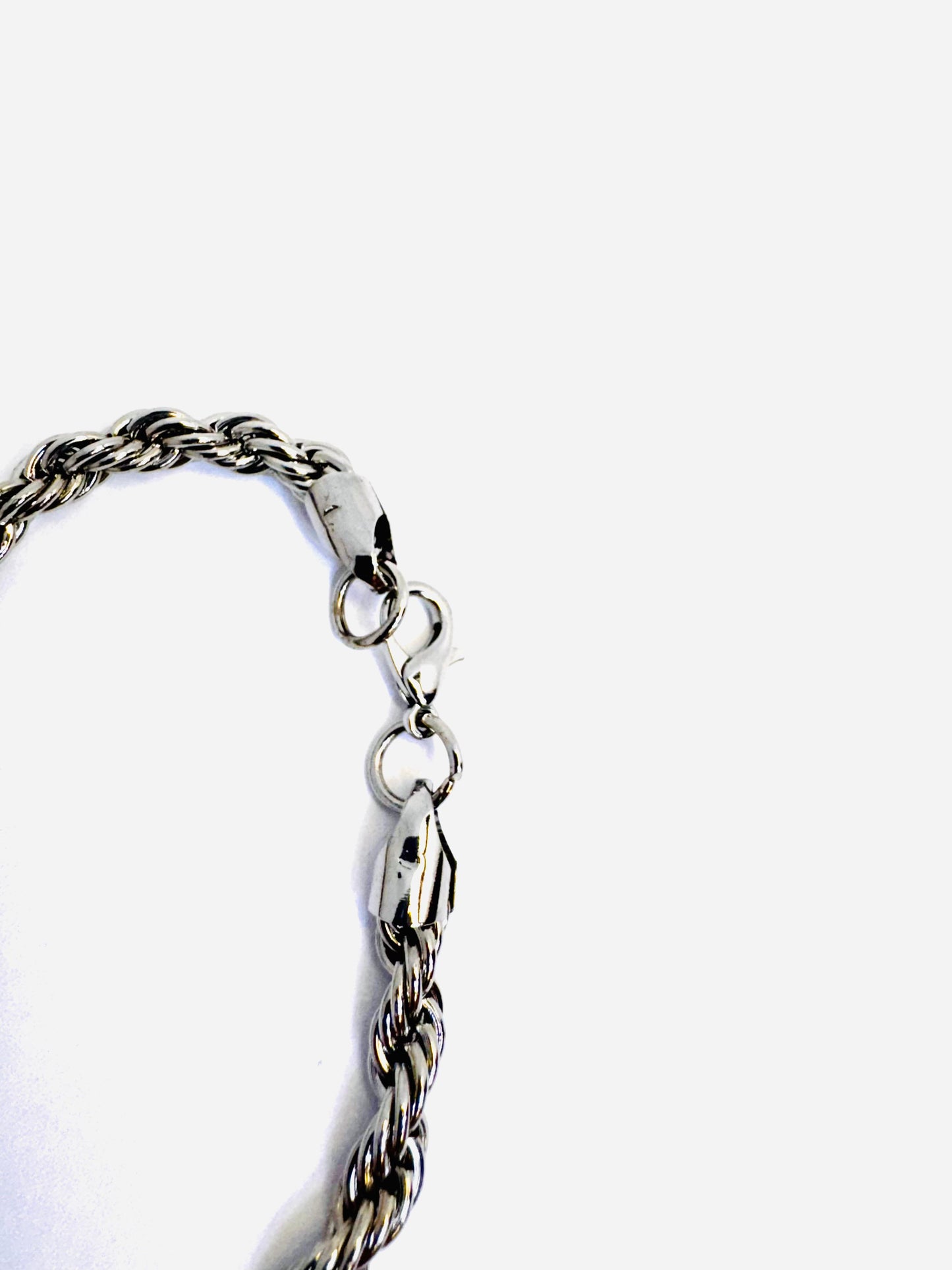 Luxmenz Rope Chain Bracelet – Rust-Resistant Stainless Steel, Everyday Wear