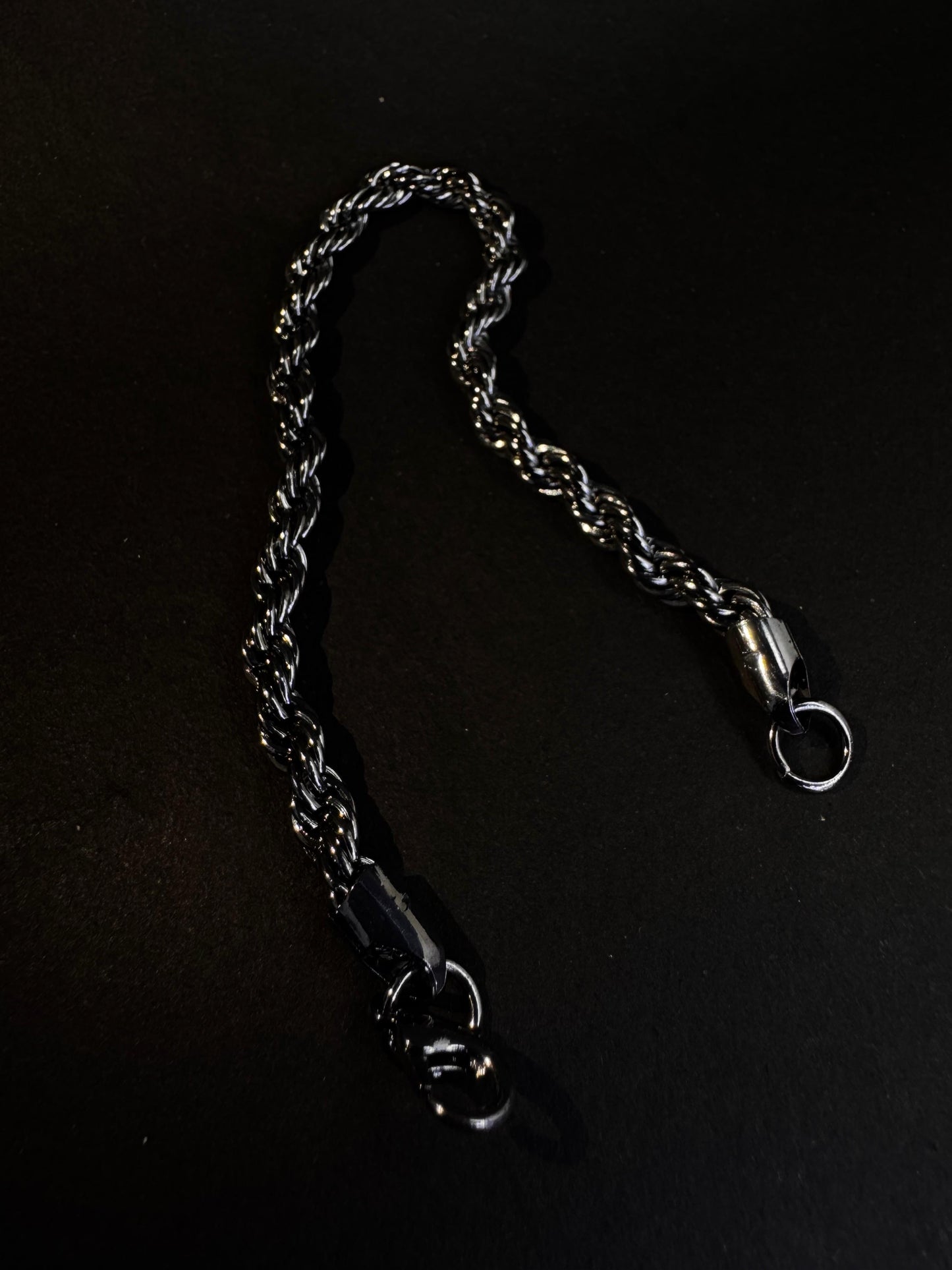 Luxmenz Rope Chain Bracelet – Rust-Resistant Stainless Steel, Everyday Wear