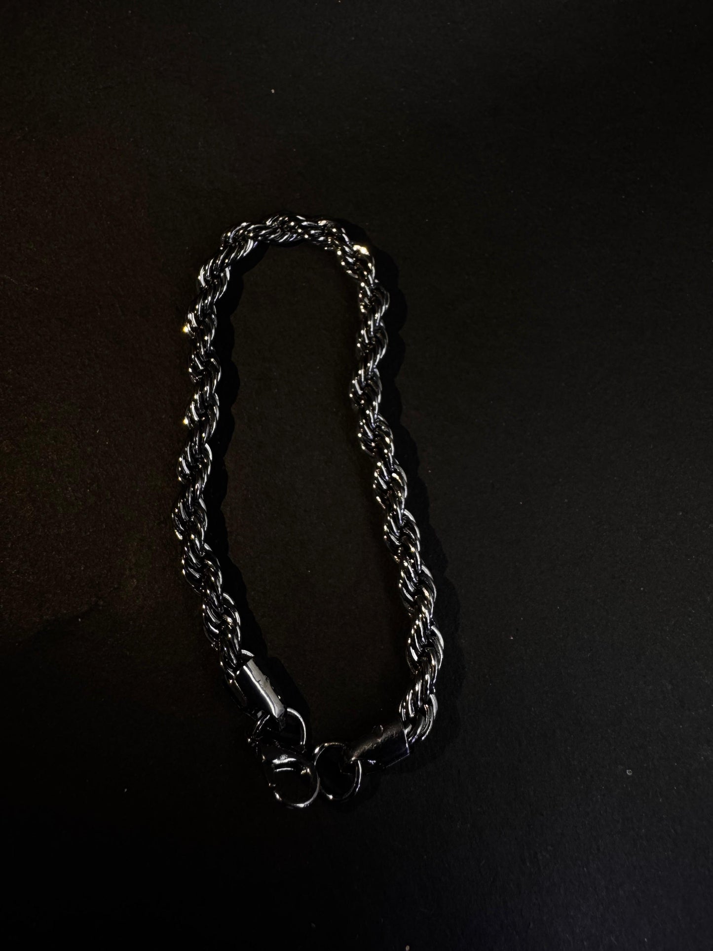 Luxmenz Rope Chain Bracelet – Rust-Resistant Stainless Steel, Everyday Wear