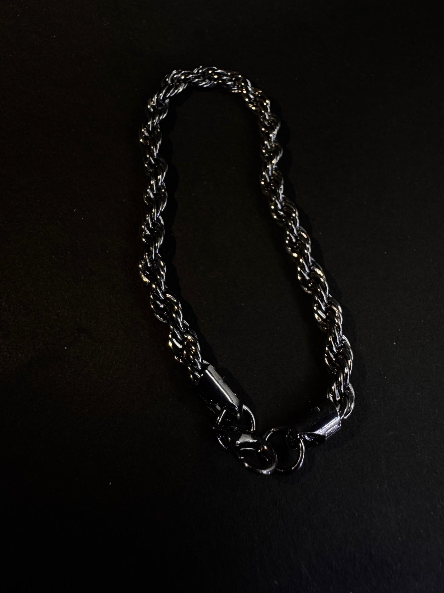 Luxmenz Rope Chain Bracelet – Rust-Resistant Stainless Steel, Everyday Wear