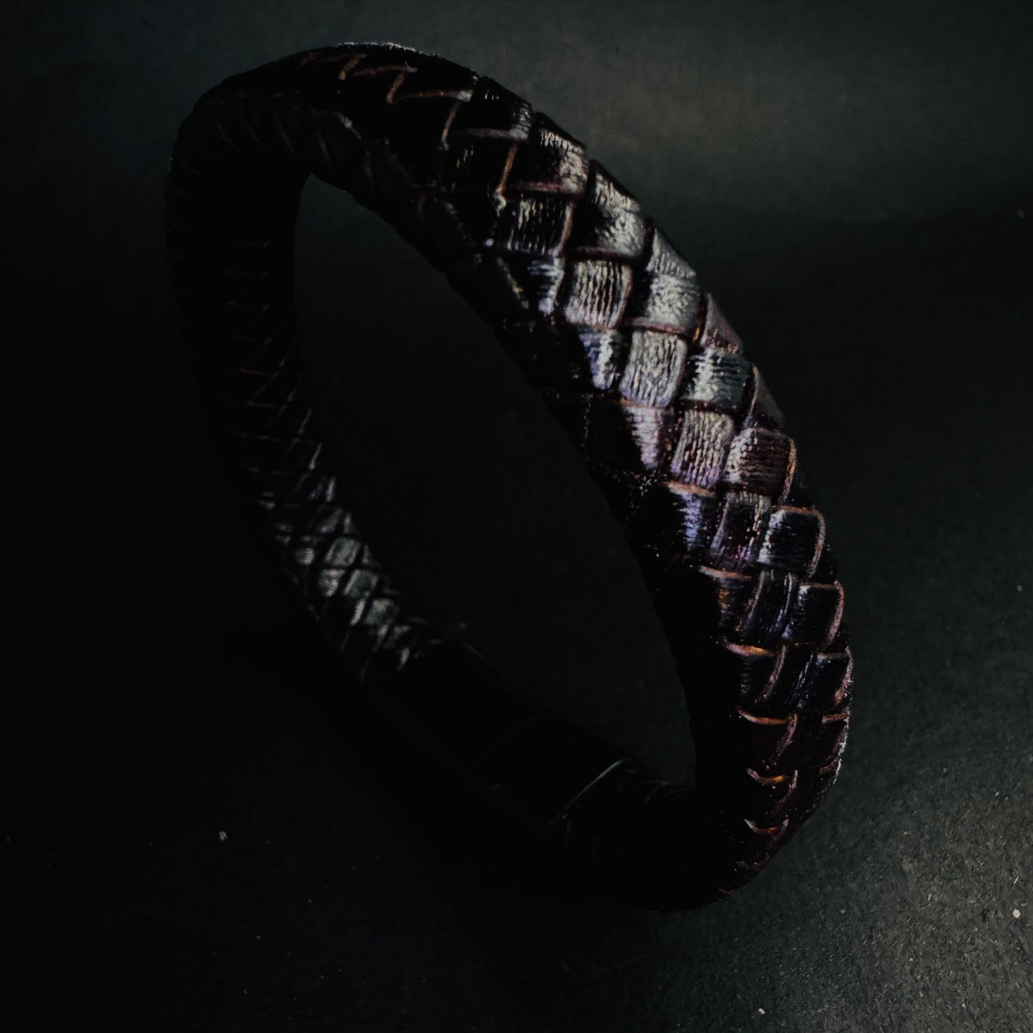 Luxmenz Genuine Leather Bracelet for Men – Black & Brown | Washable & Durable