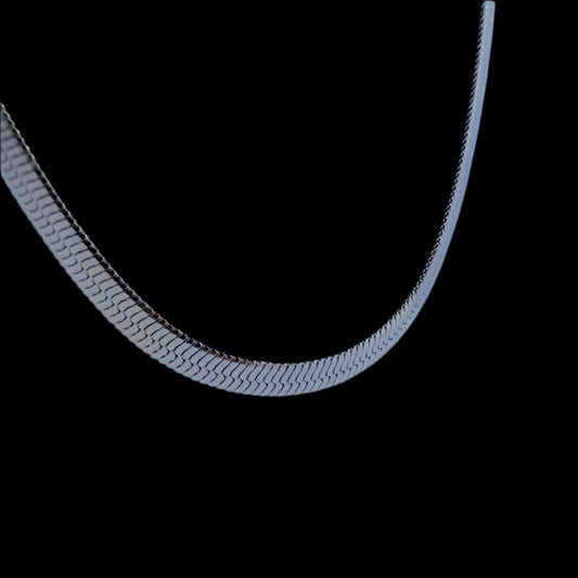 Luxmenz Premium Stainless Steel Waterproof Chain Necklace – Silver & Black