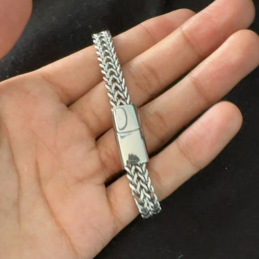 Double Chain 7mm Bracelet